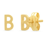 Load image into Gallery viewer, TAI 14K Gold Initial Stud Earrings (sold individually)
