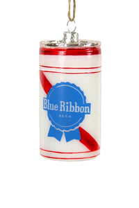Blue Ribbon Beer Ornament