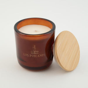Los Poblanos Amber Glass Lavender Candle