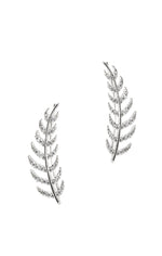 Load image into Gallery viewer, Feather Climber Earrings
