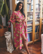 Load image into Gallery viewer, Bagheera Robe - Hot Pink
