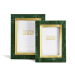 Load image into Gallery viewer, Green and Gold Photo Frames
