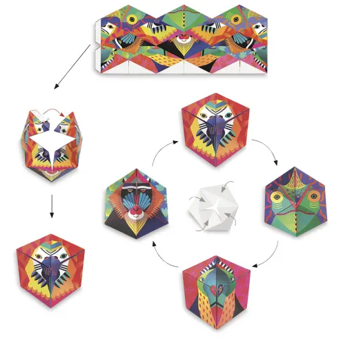 Flexanimals Origami Set by Djeco