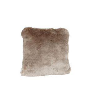 Couture Collection Champagne Mink Faux Fur Pillow