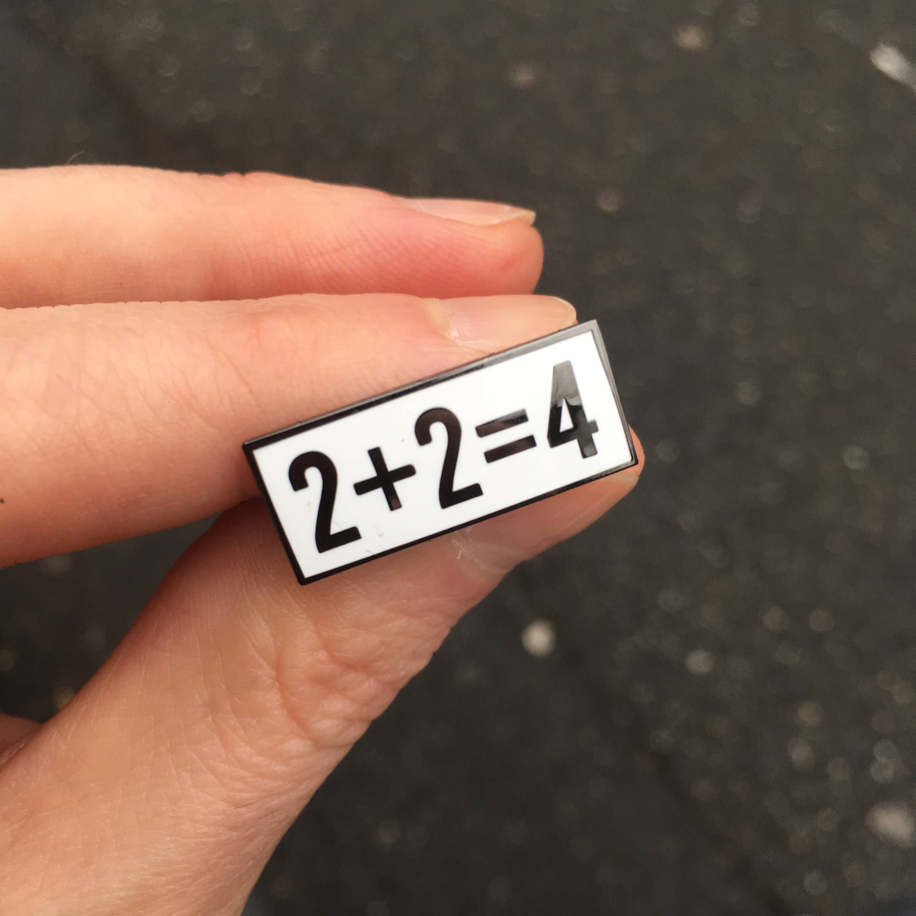 Two Plus Two (Support Reality) Pin