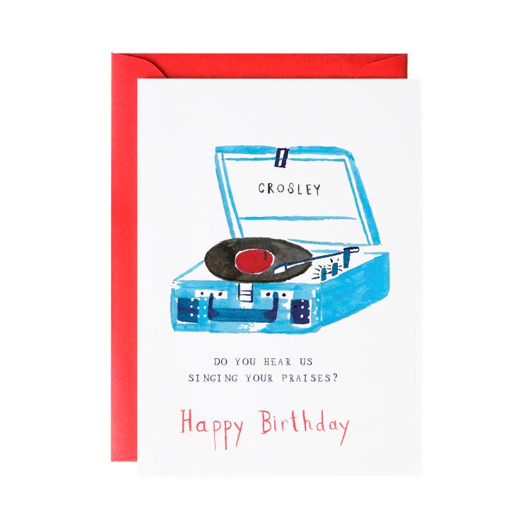 Singing For You Birthday Card