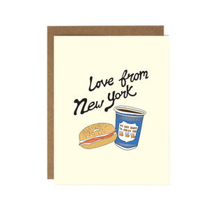 Love from NY Coffee & Bagel Card