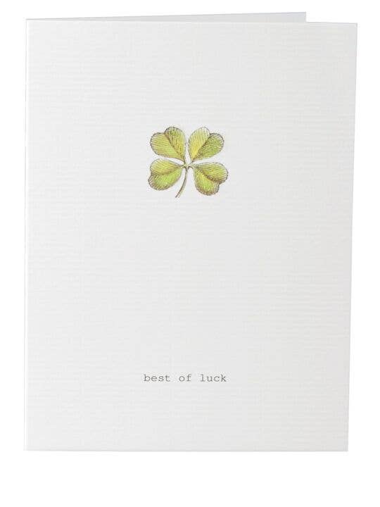 Best Of Luck Greeting Card