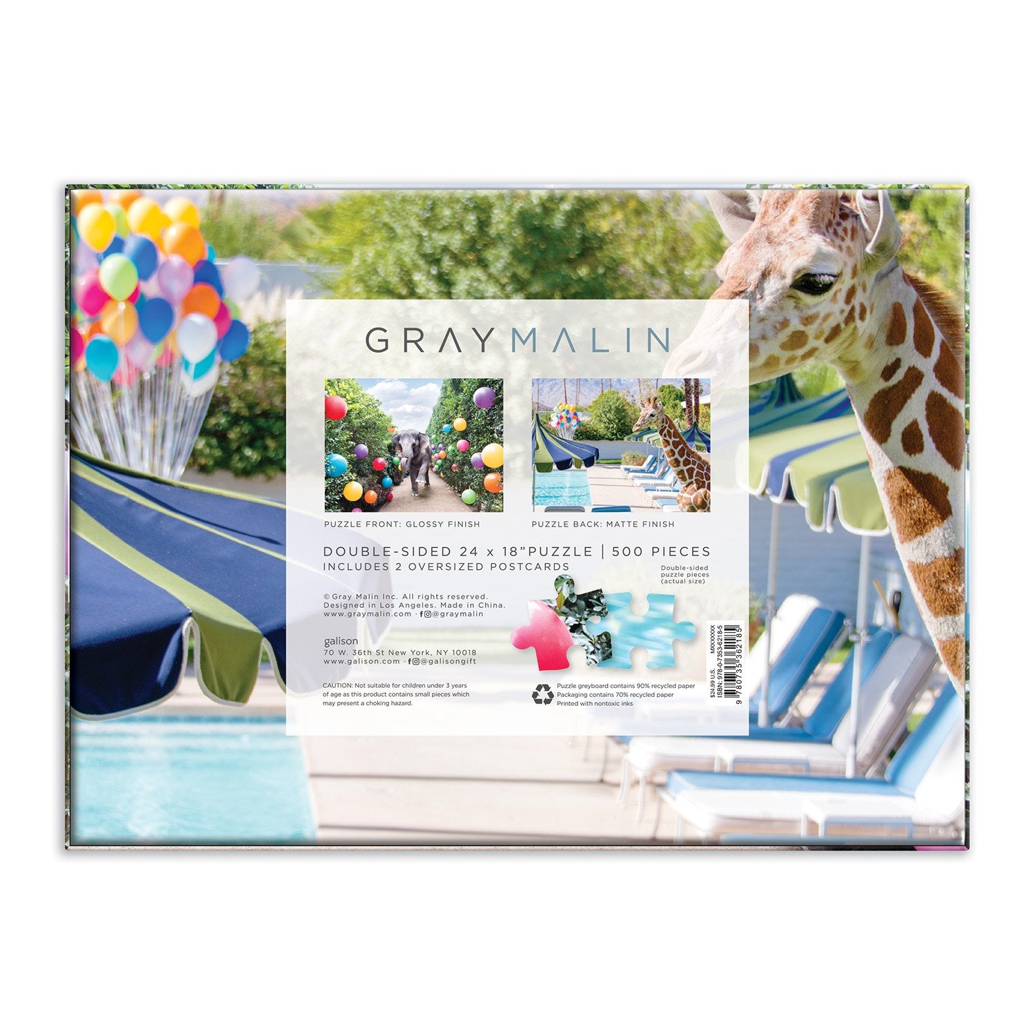 Gray Malin at the Parker Double-Sided 500-Piece Jigsaw Puzzle