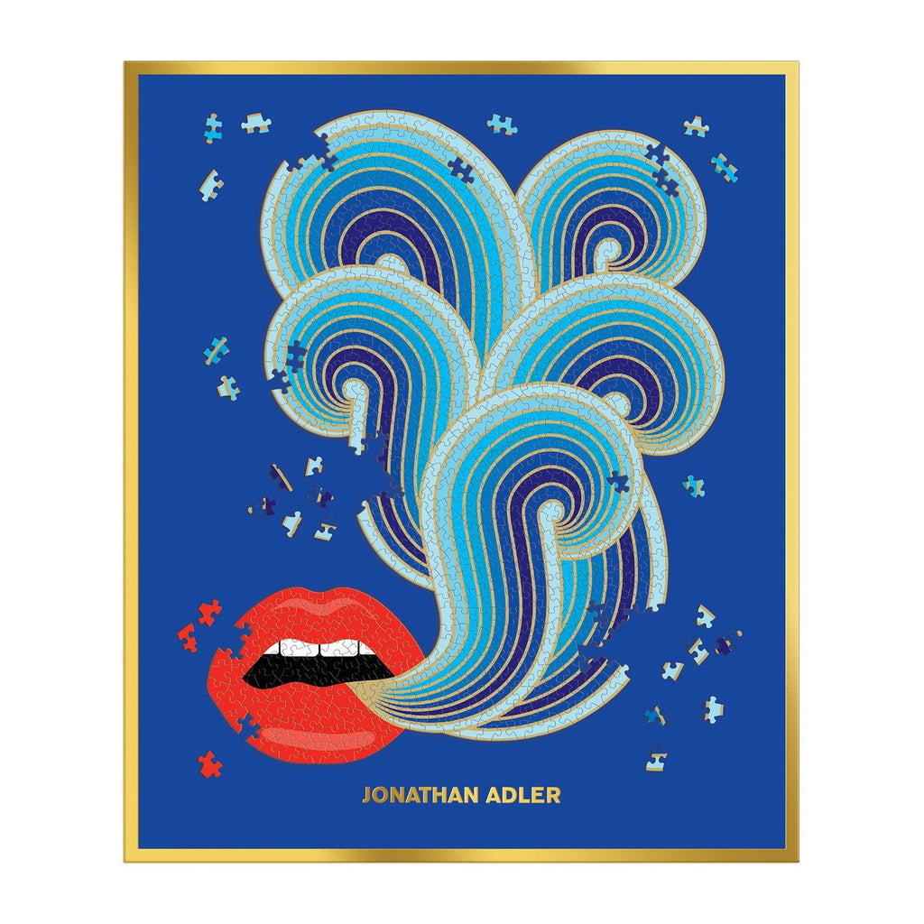 Jonathan Adler 750-Piece Lips Puzzle - Wanderlustre