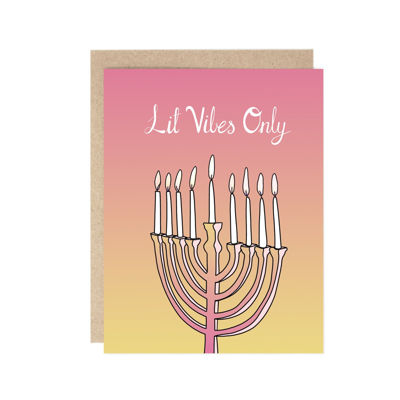 Lit Vibes Only Card