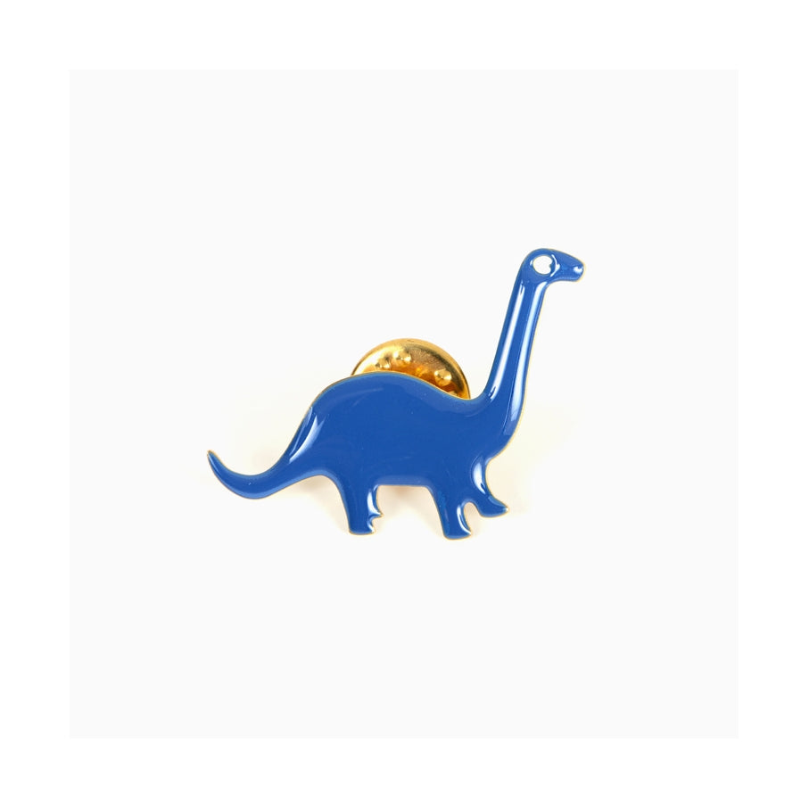 Titlee Paris Blue Dinosaur Pin - Wanderlustre