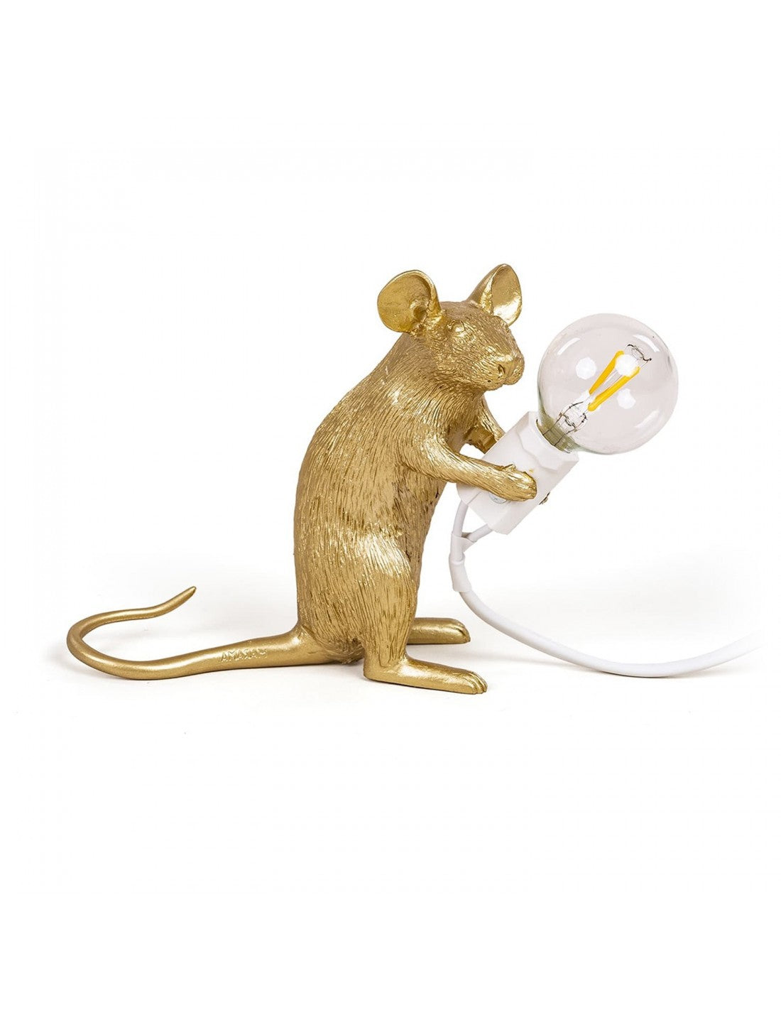 Seletti Mouse Lamps - Gold - Wanderlustre